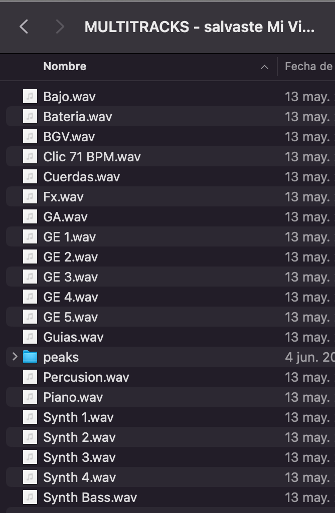 MULTITRACKS - Salvaste Mi Vida - Enoc Parra - Imagen 2